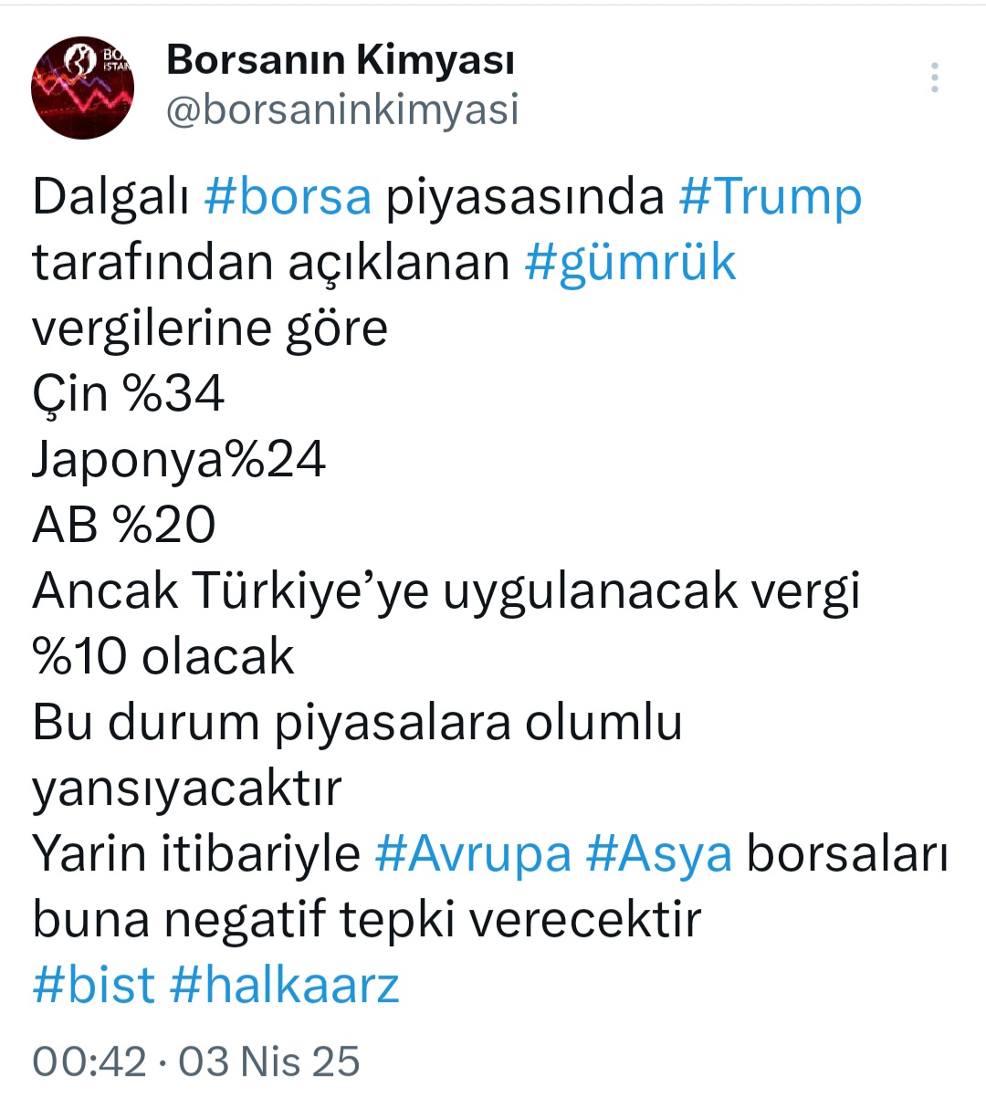 @Borsanın Kimyası