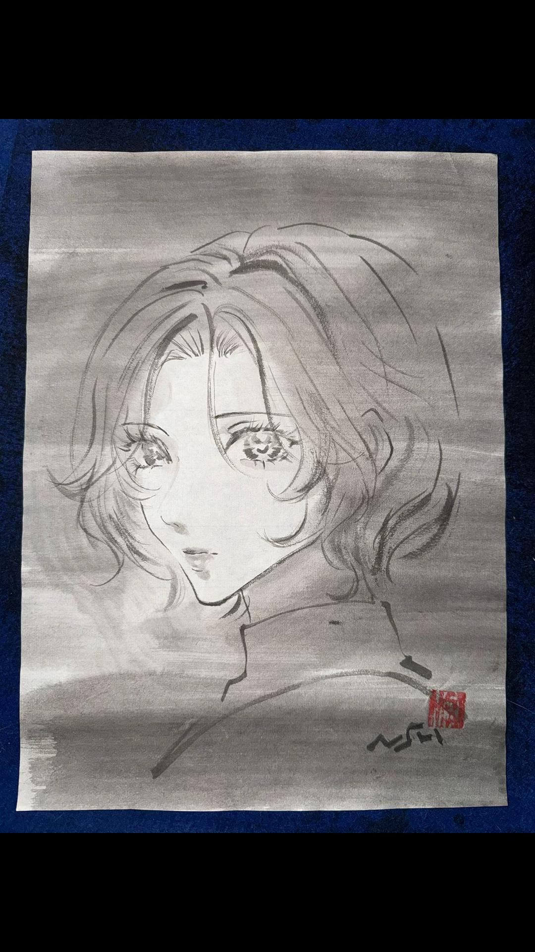 @まさい【うーちゃんちの墨絵画家】