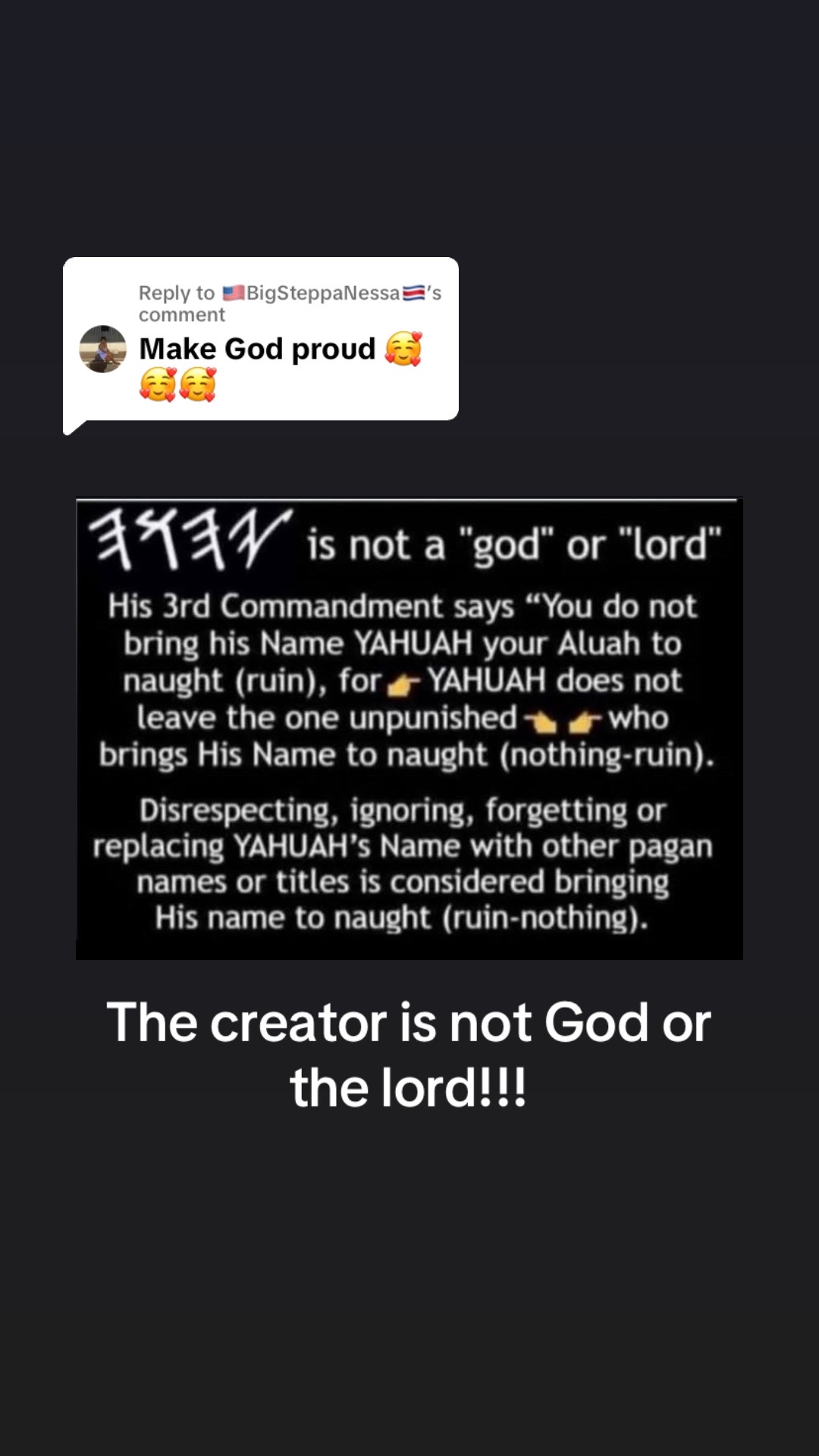 @Yahusha the man