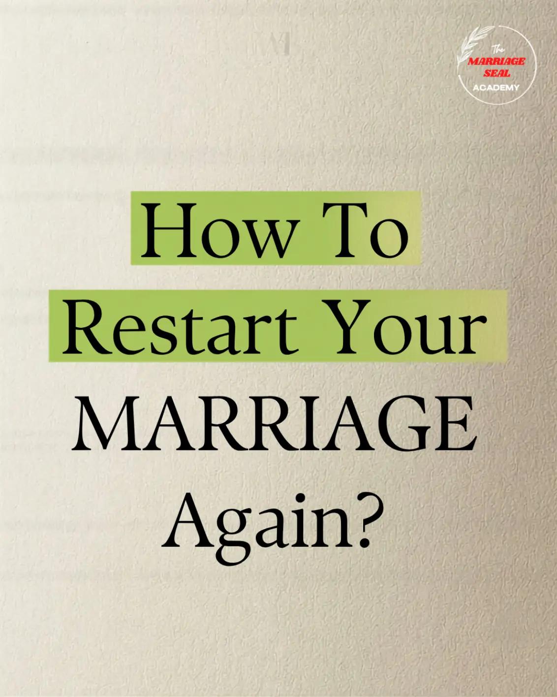 @The Marriage Seal Academy