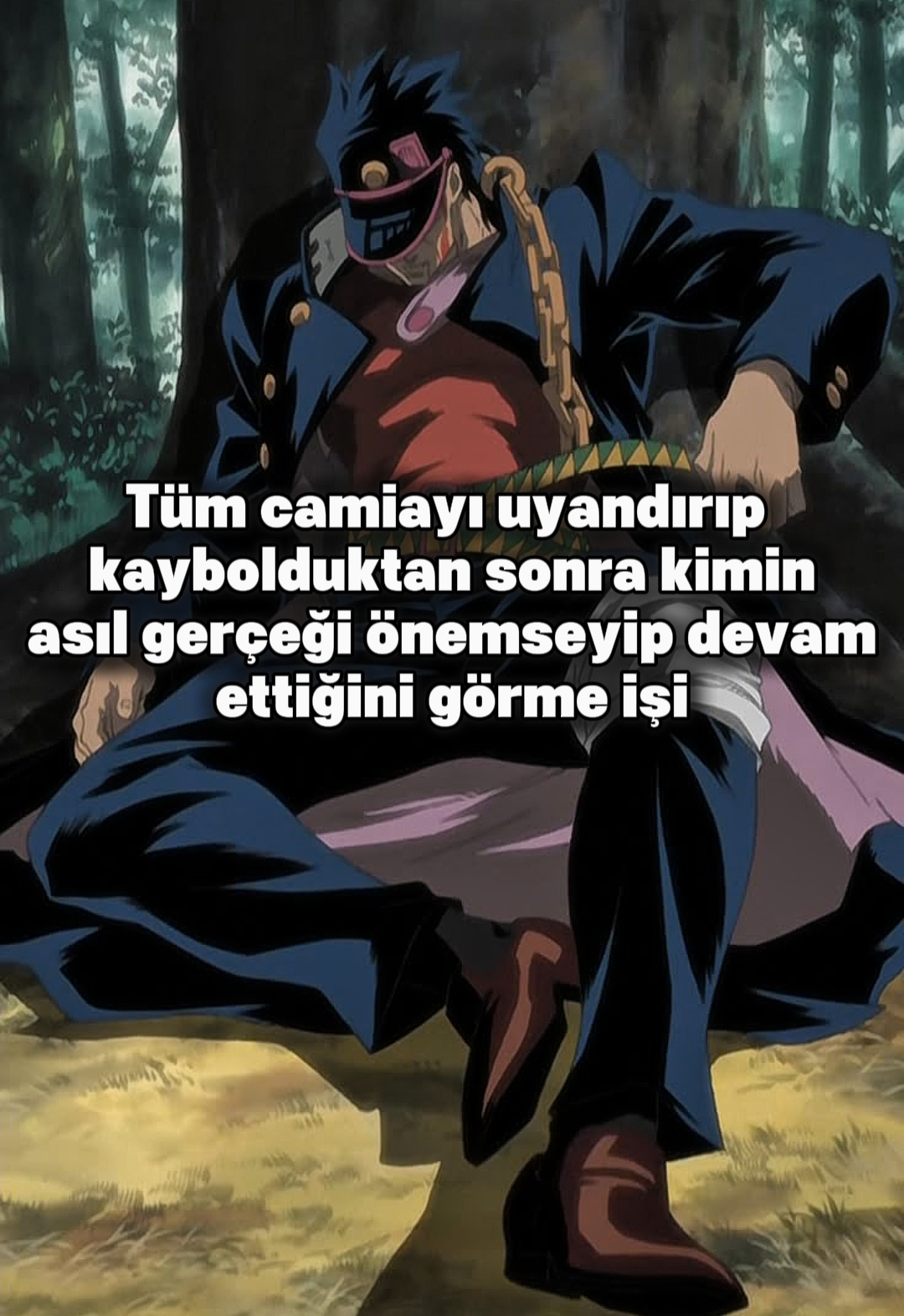 @Ger&ccedil;eklerin farkına var.