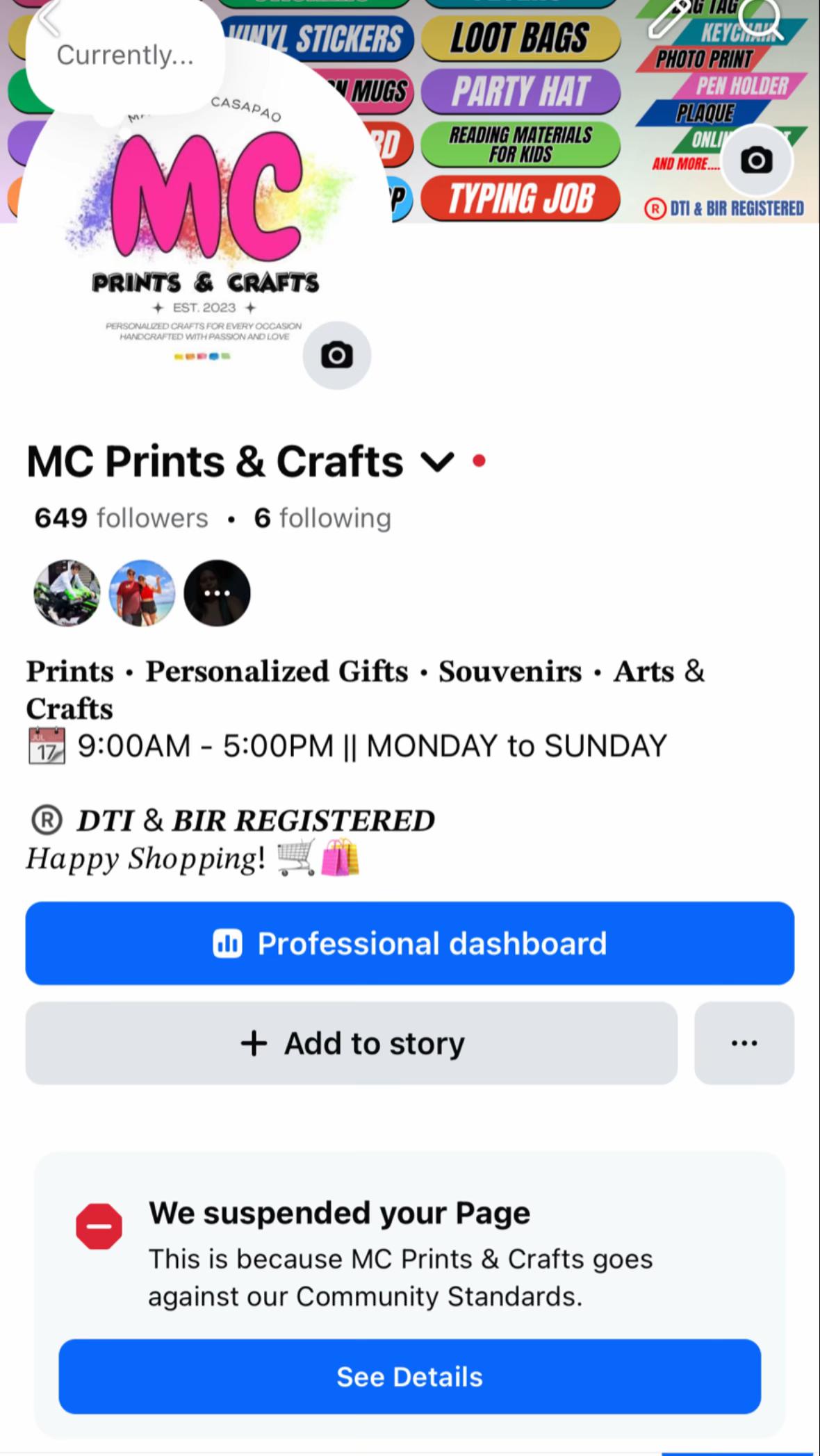 @FB: MC Prints & Crafts