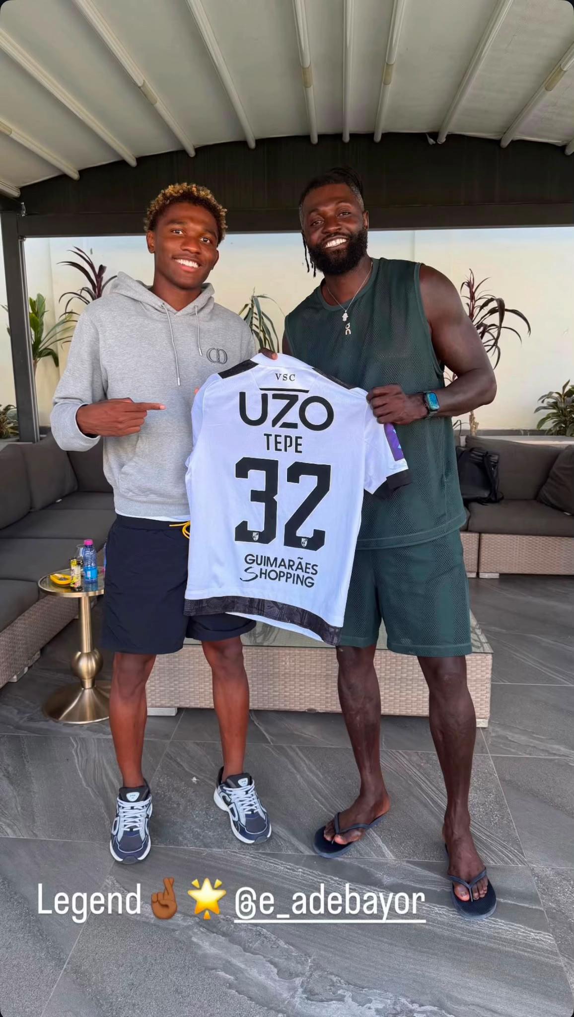 @Sheyi Emmanuel Adebayor