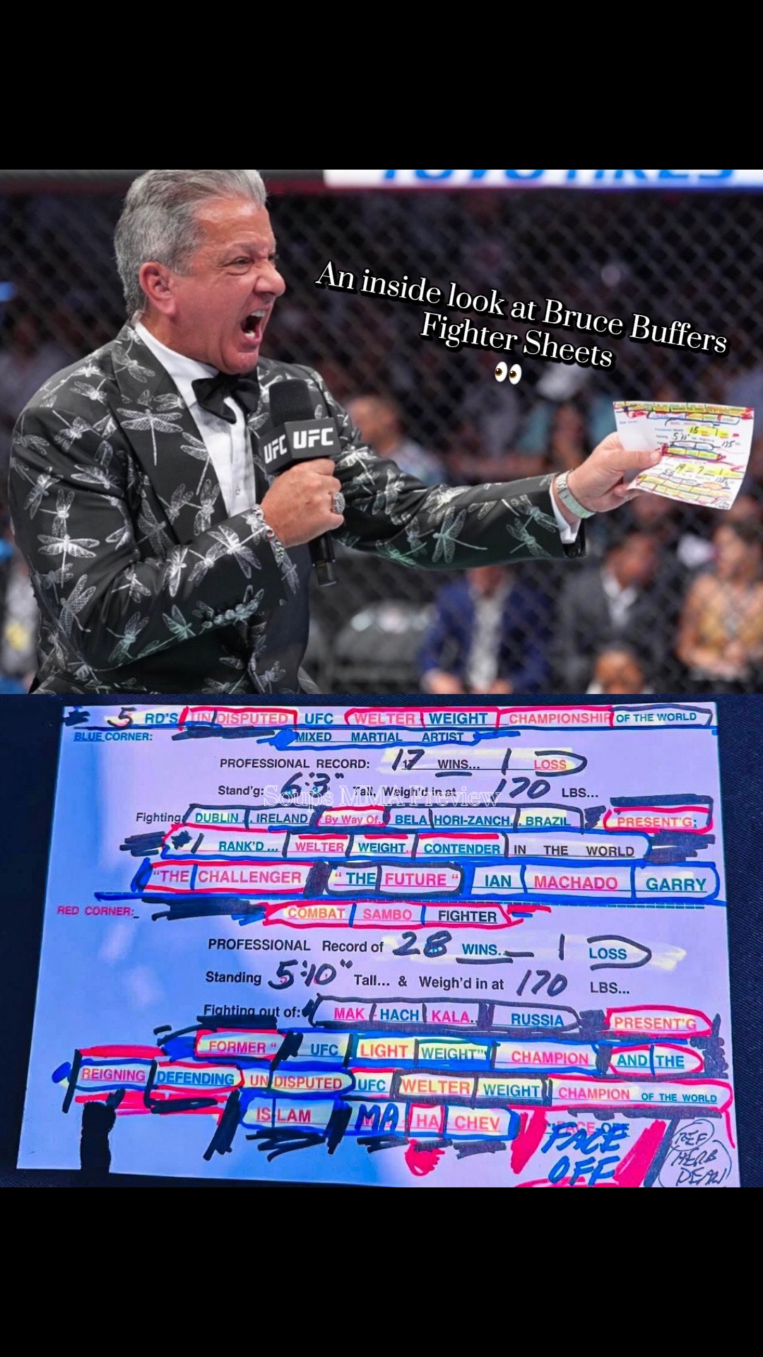 @🍜Soups MMA Preview 🍜