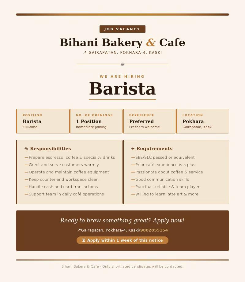 @Bihani Bakery and Cafe