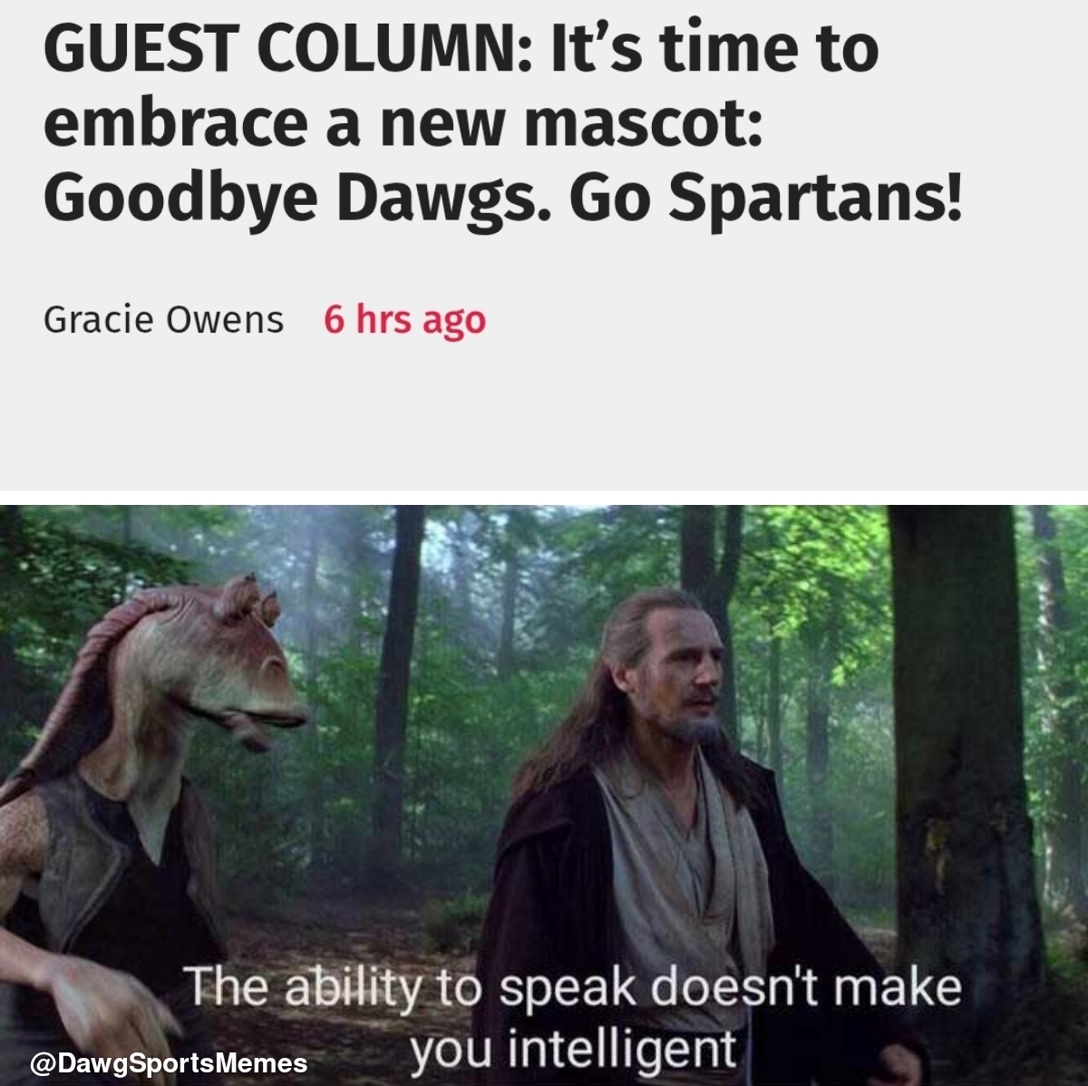 @Dawg Sports Memes