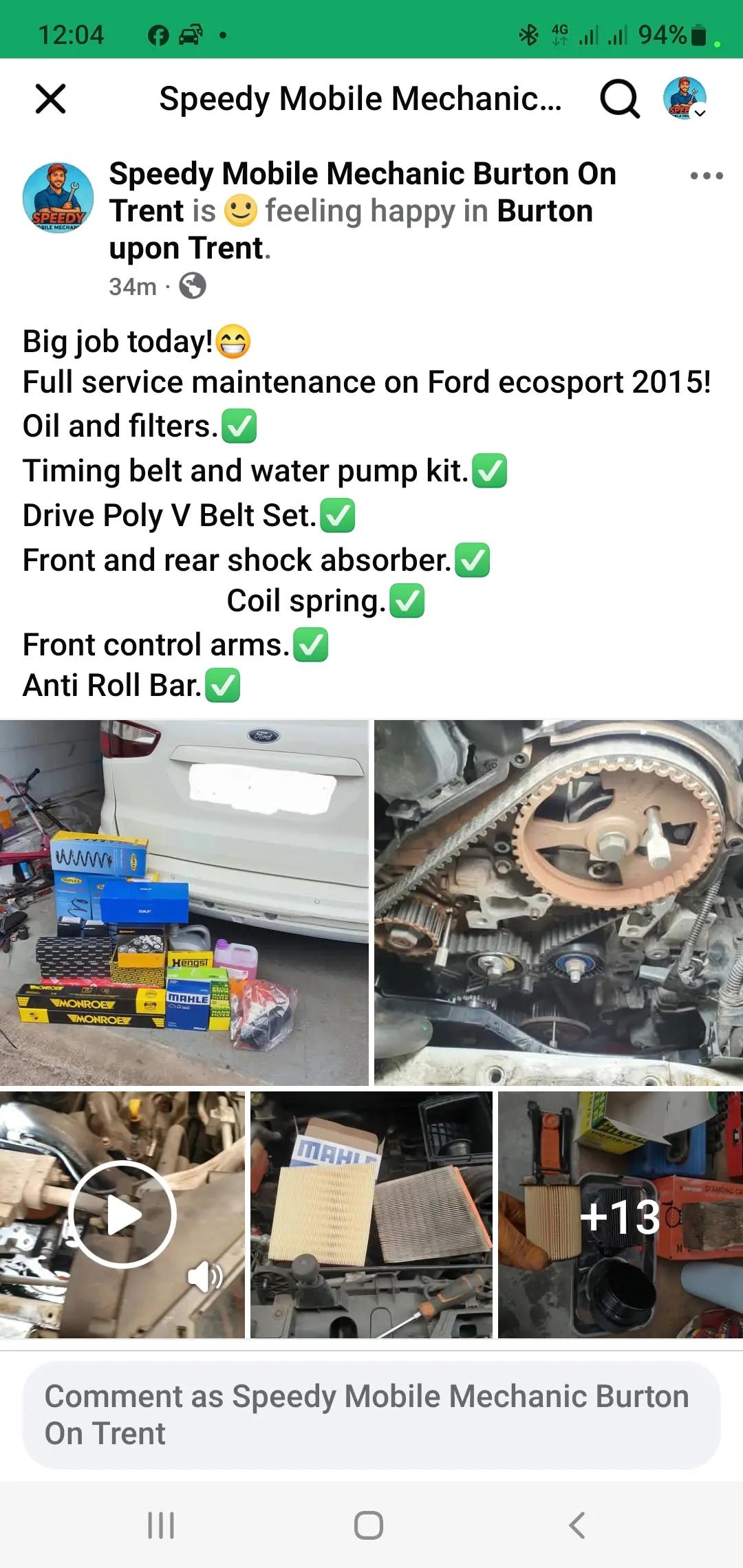 @Speedy Mobile Mechanic