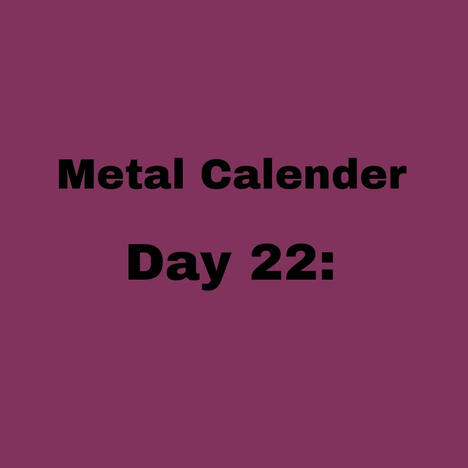 @Rock & Metal Calender