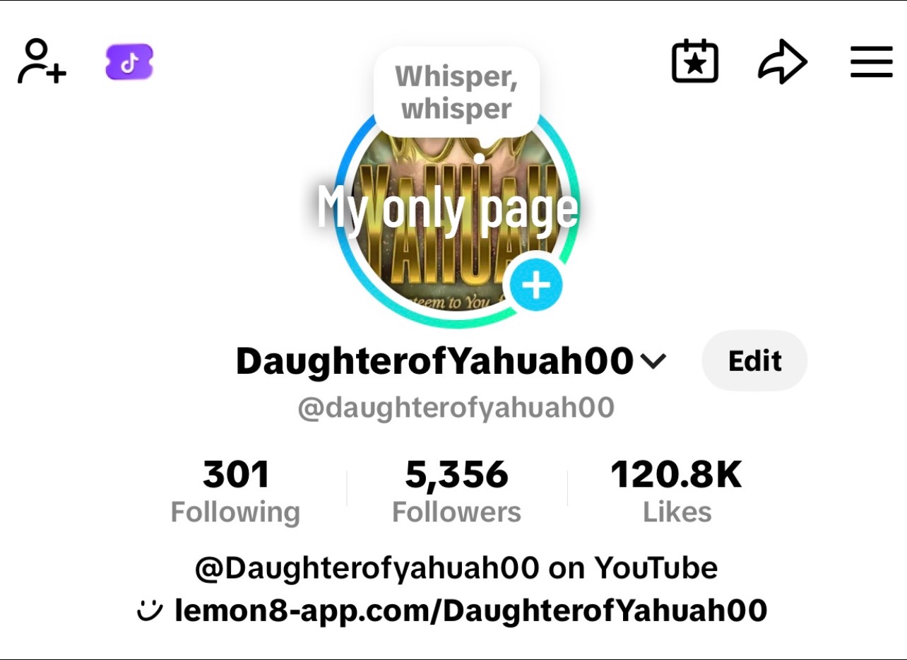 @DaughterofYahuah00