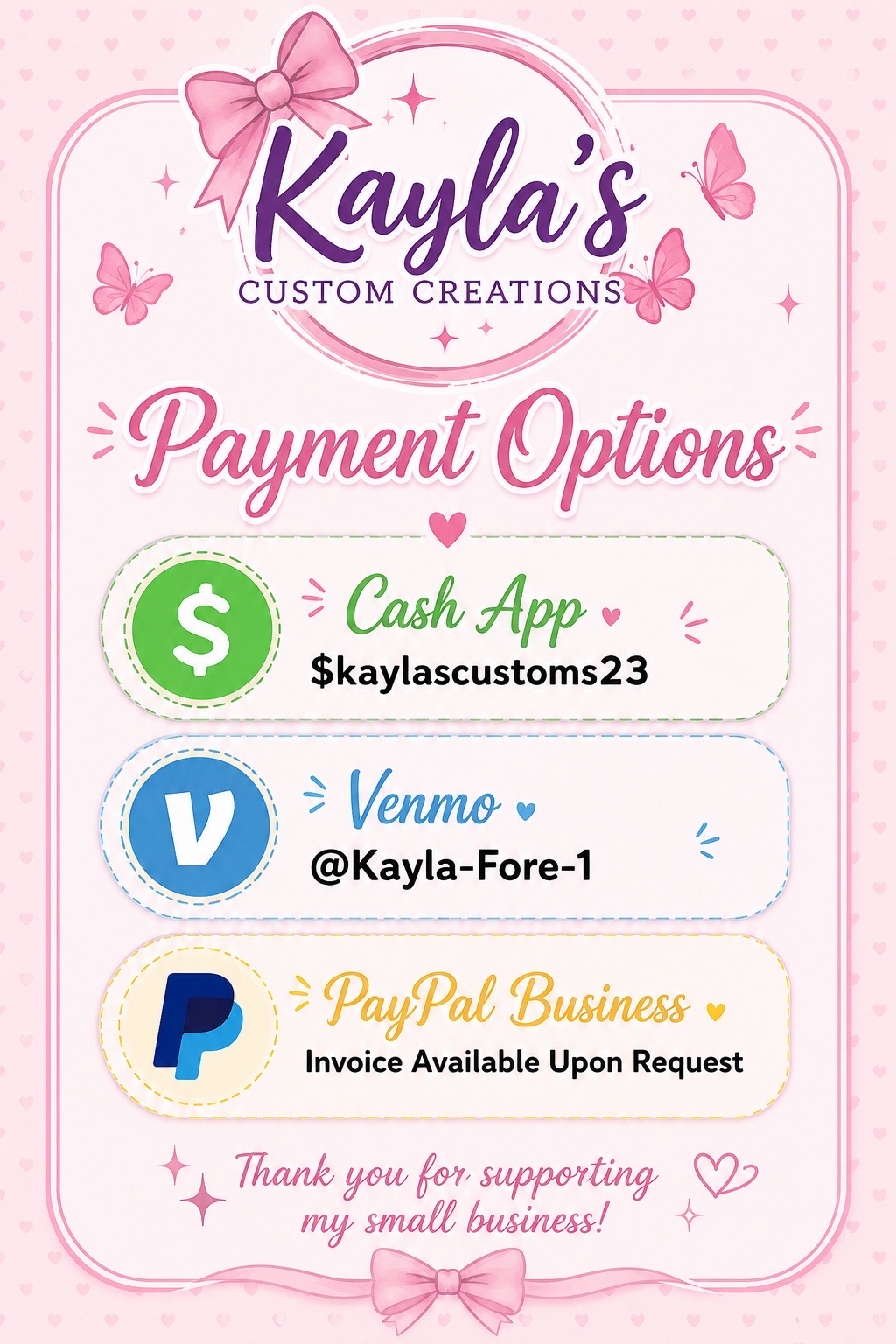 @🩷Kaylas Custom Creations🥰