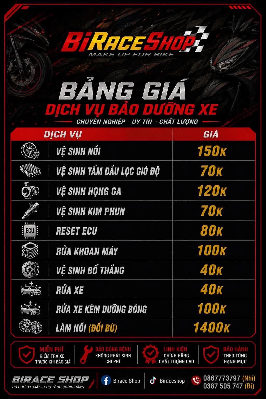 @BI RACE SHOP ĐỒ CHƠI XE