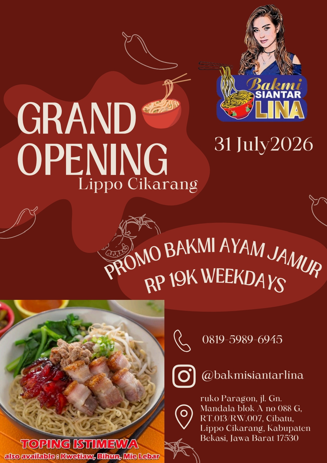 @Bakmi Siantar Lina