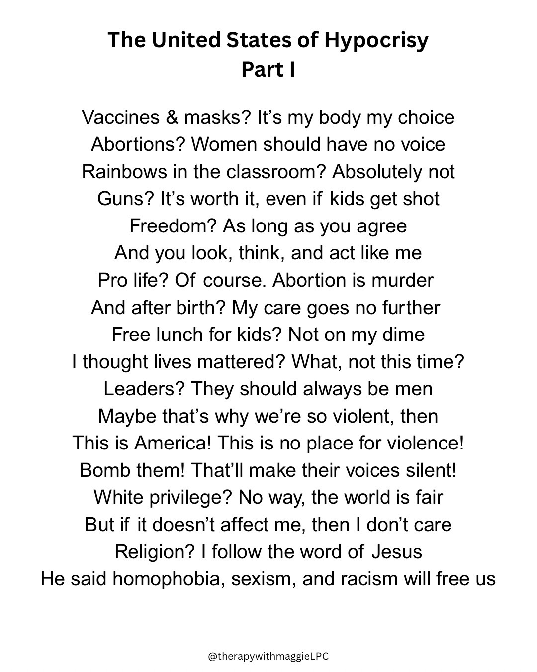 @Maggie Lancioni, LPC