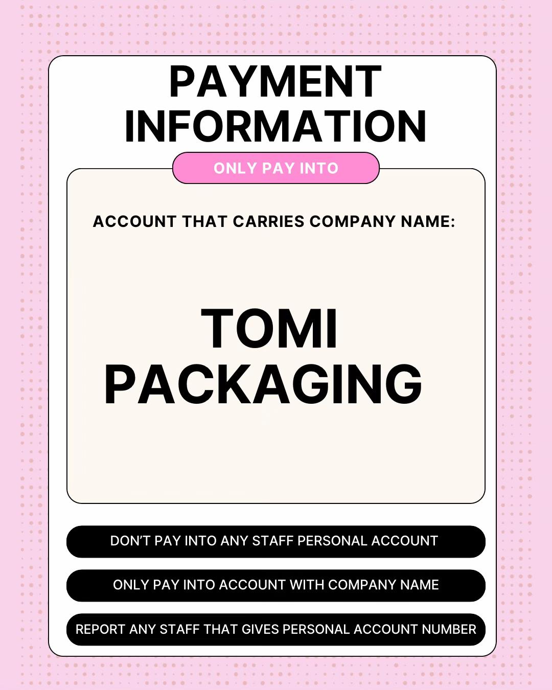 @tomipackaging Lagos, Ph, Abuja
