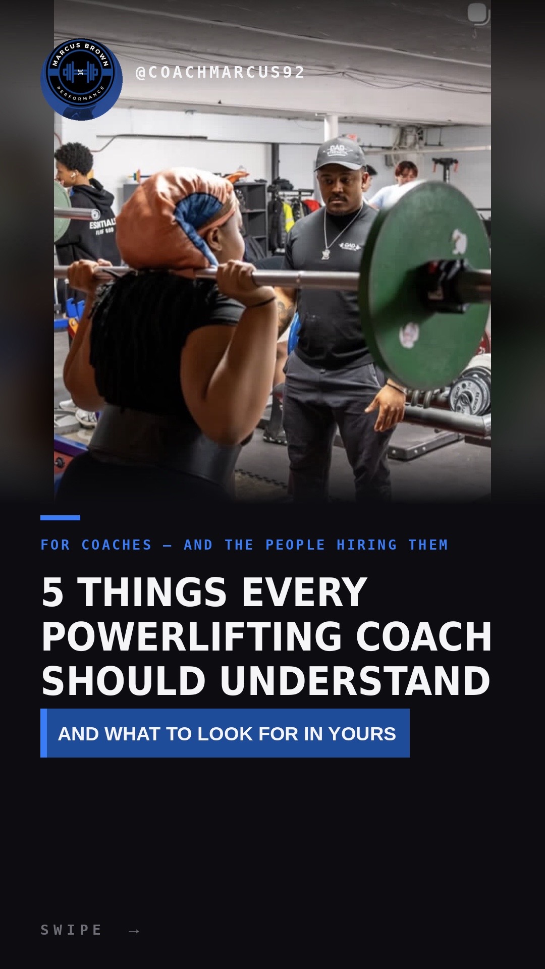 @Marcus | Powerlifting Coach