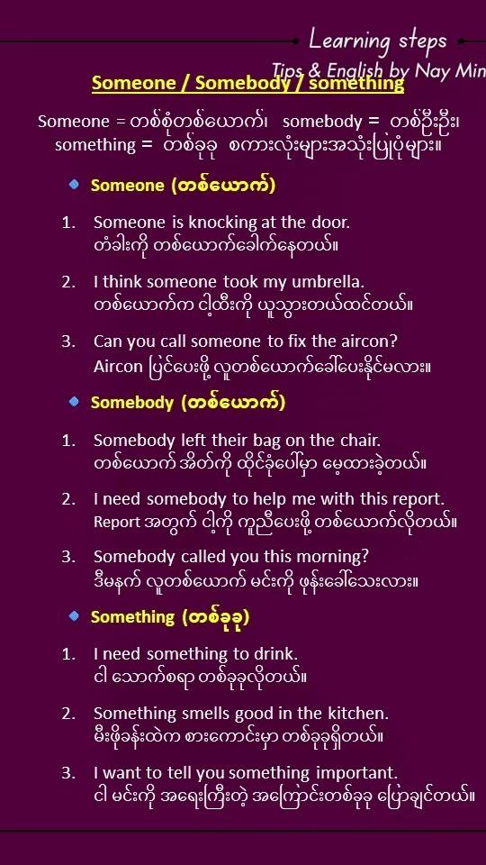 @Online English by Nay Min Aung