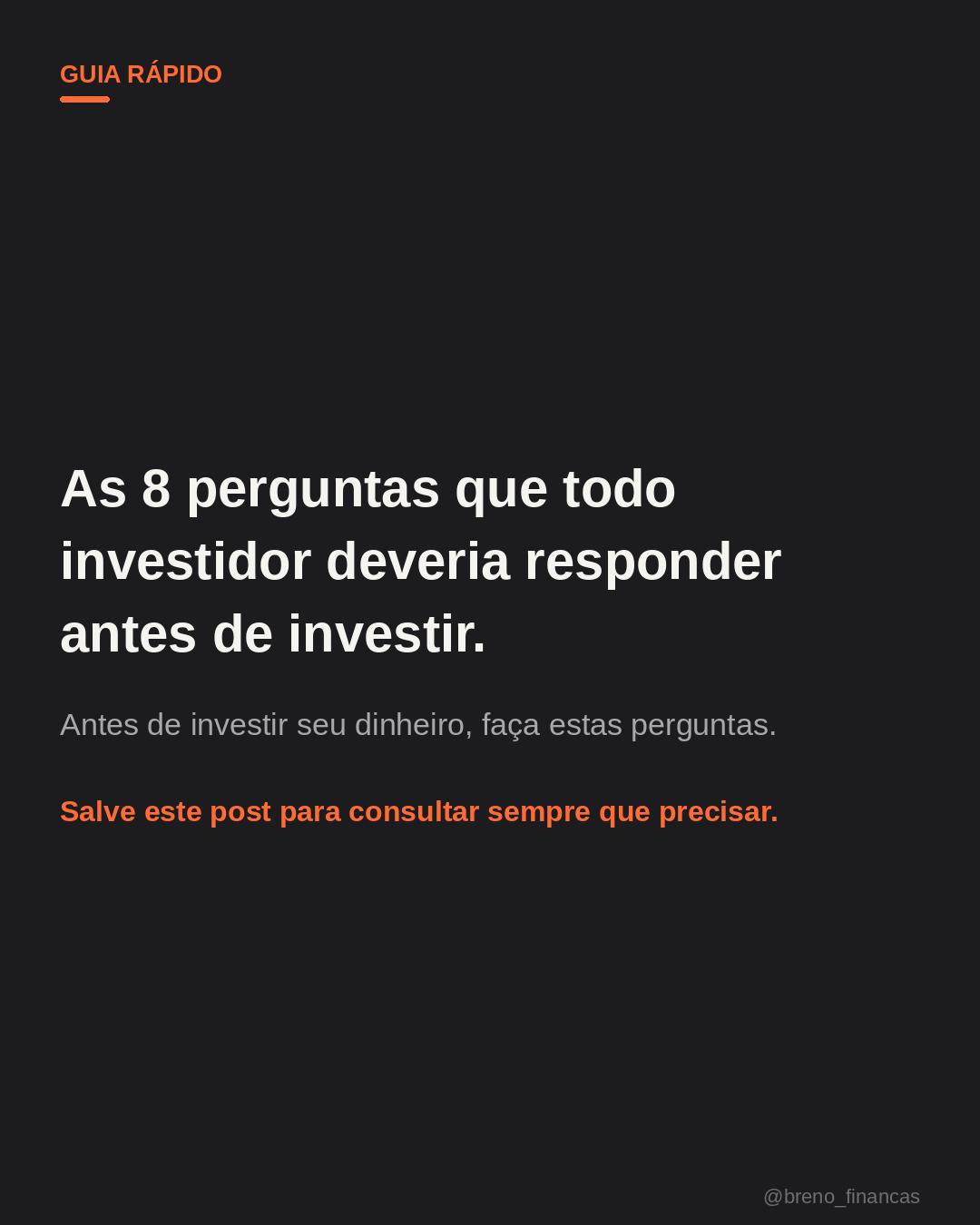 @Breno | Finan&ccedil;as