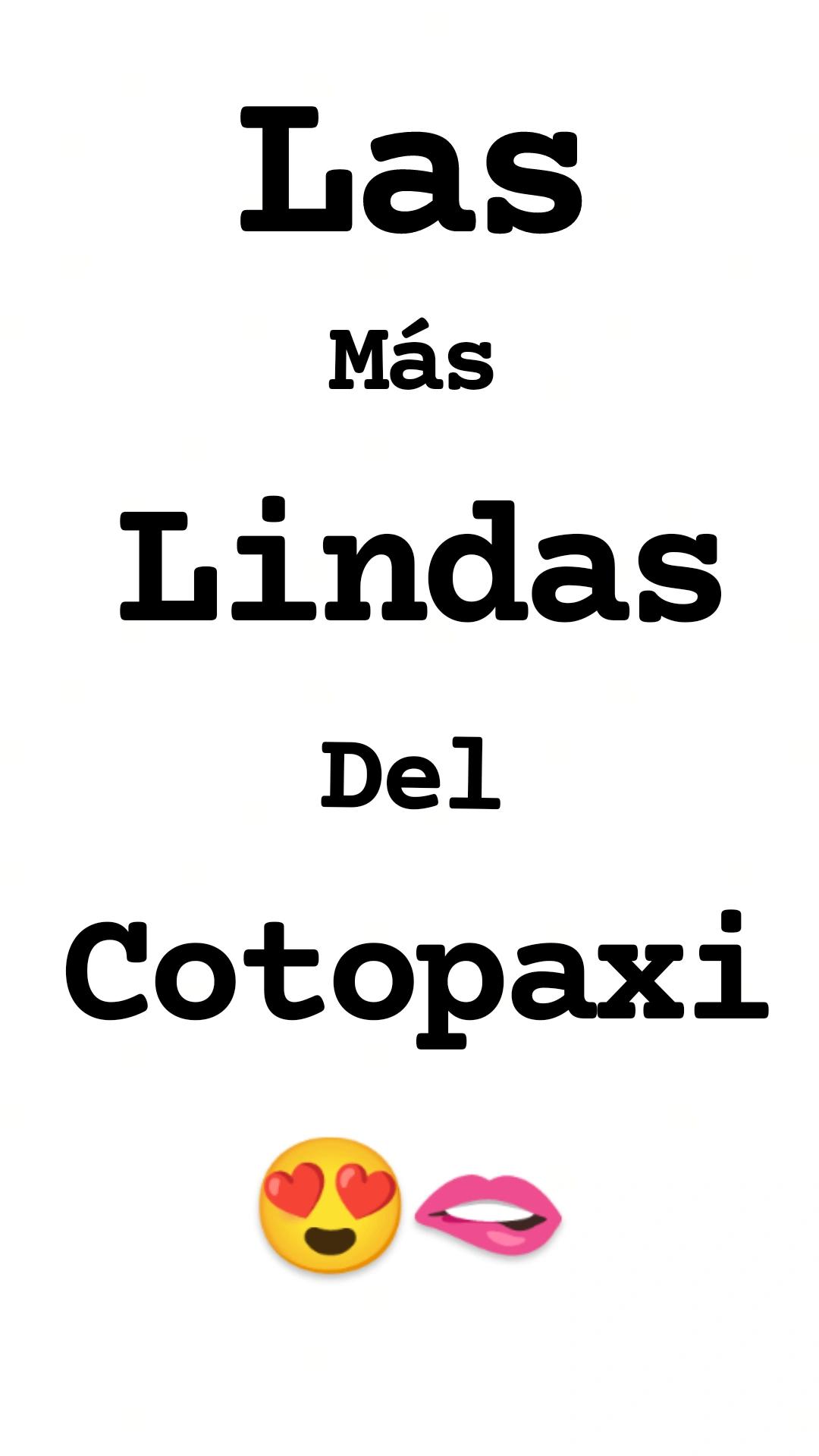 @Funando Cotopaxi
