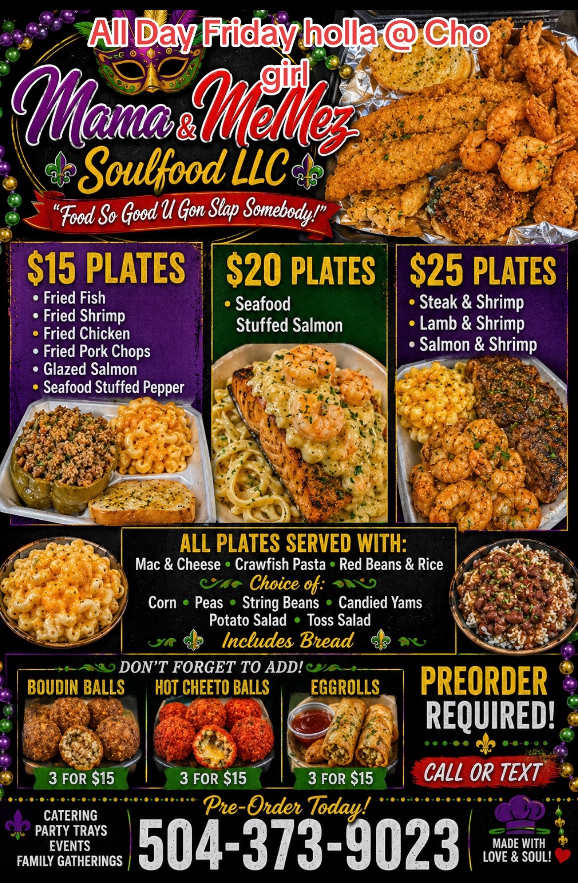 @mamamemezsoulfood LLC