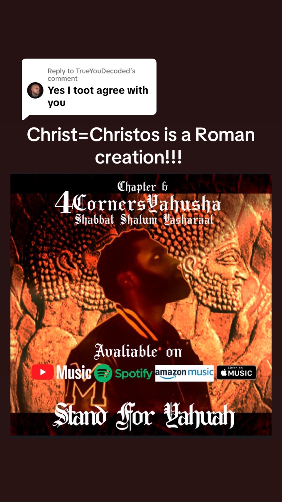 @Yahusha the man