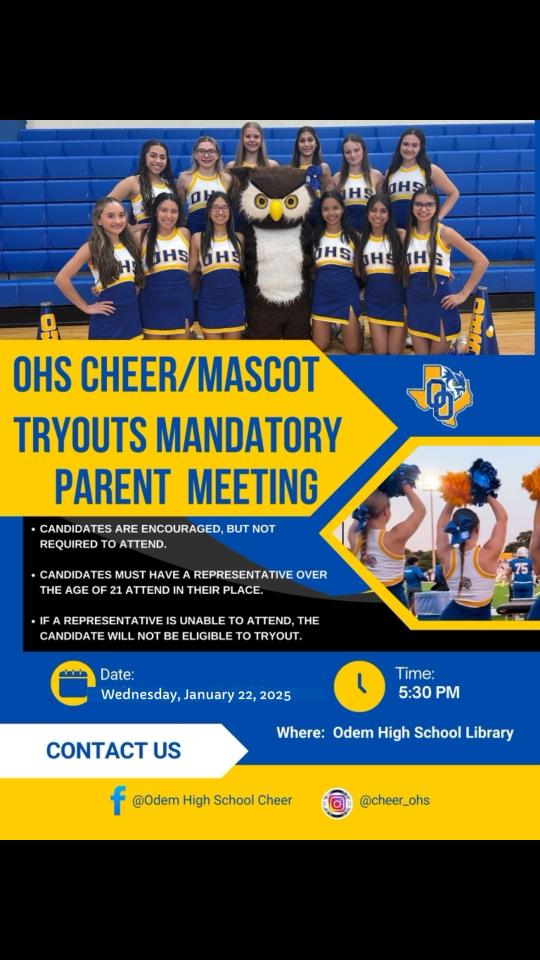 @Odem High School Cheer