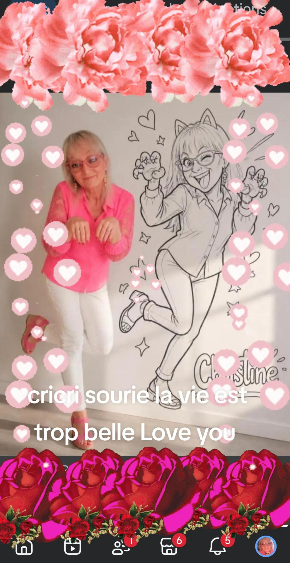 @cricri d'amour love you 💕💕