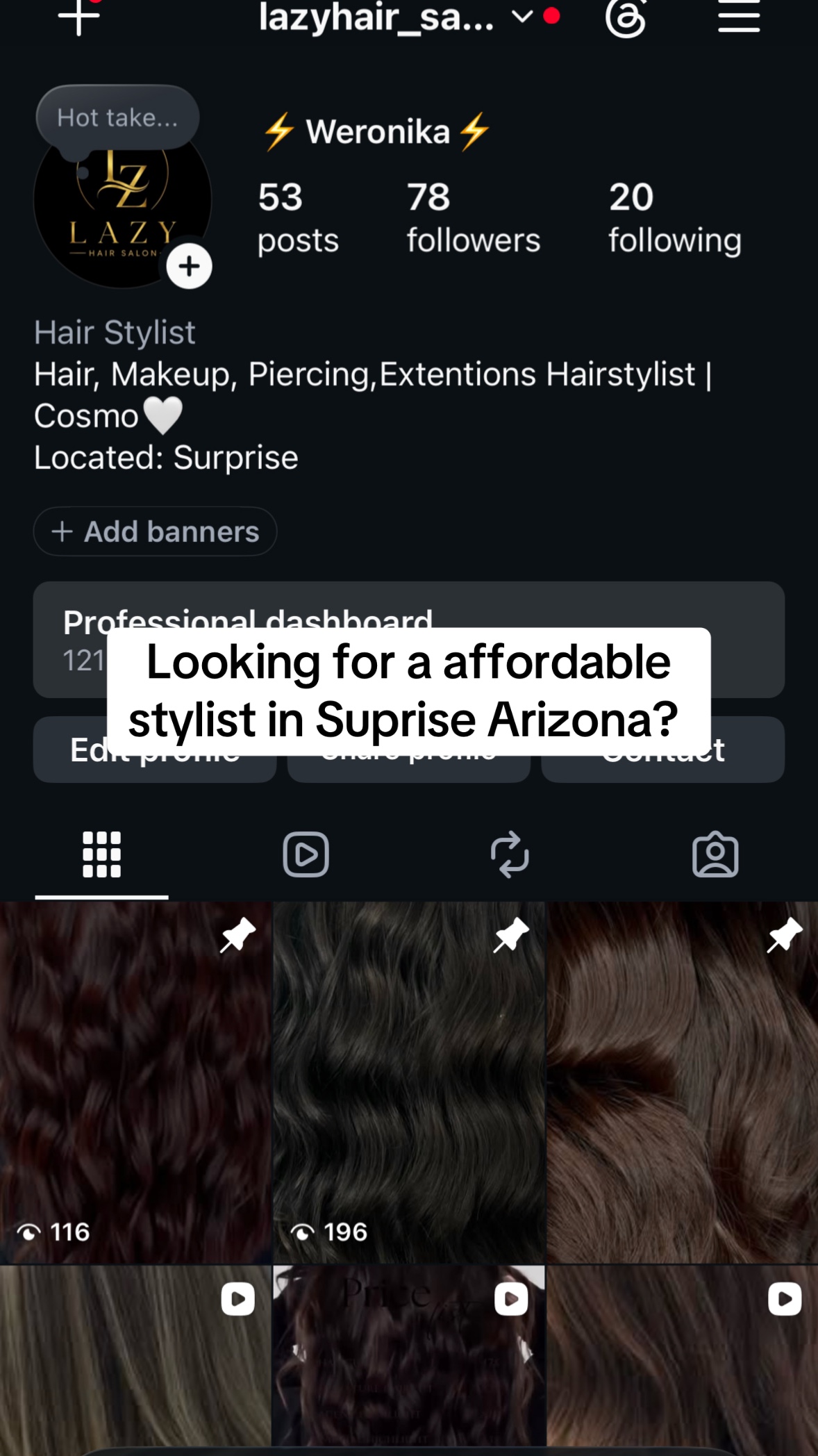 @V | Hairstylist ✂️