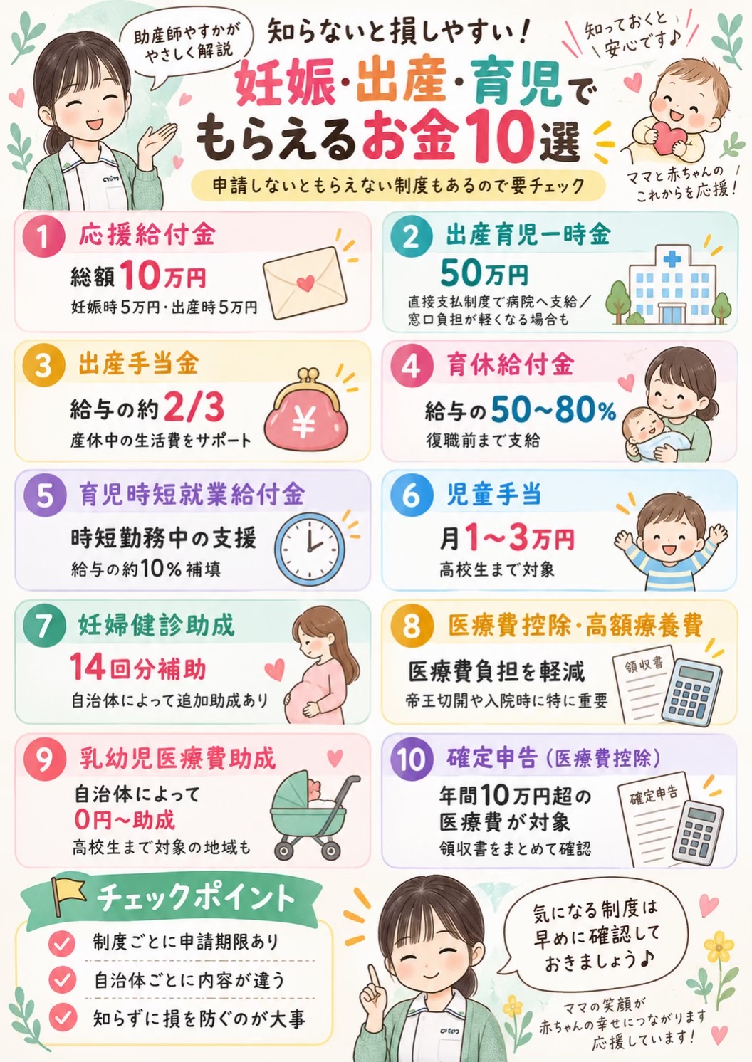 @やすか：助産師歴10年