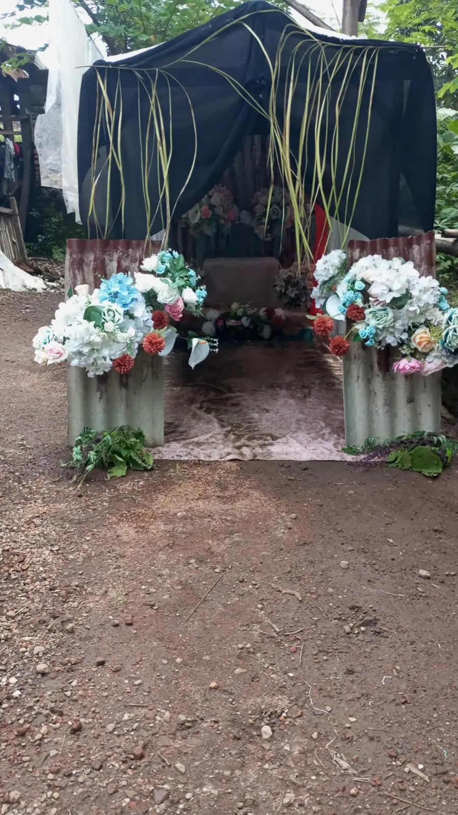 @miniatur tenda wedding Blitar