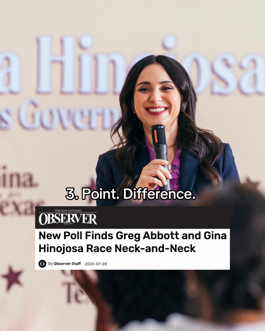 @Gina Hinojosa for Governor