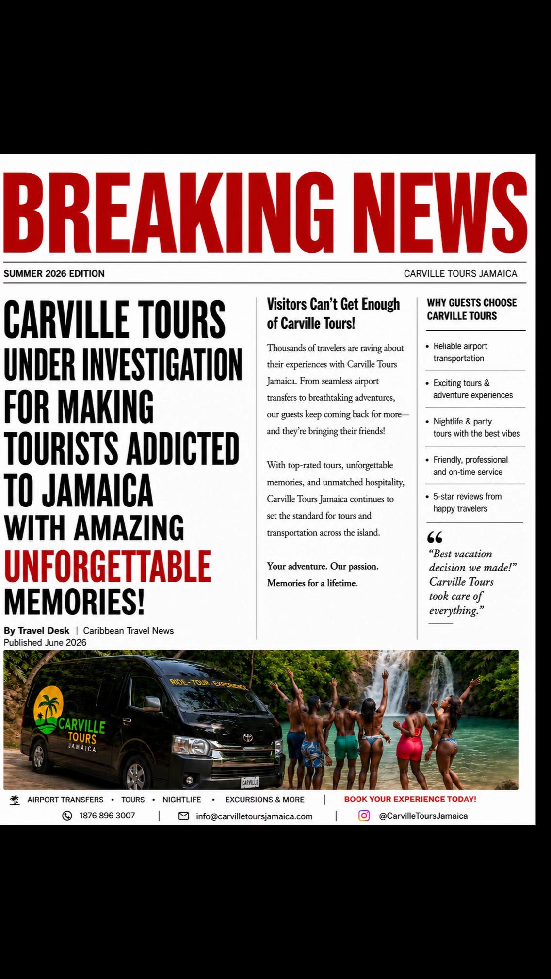 @CarvilleToursJamaica🇯🇲