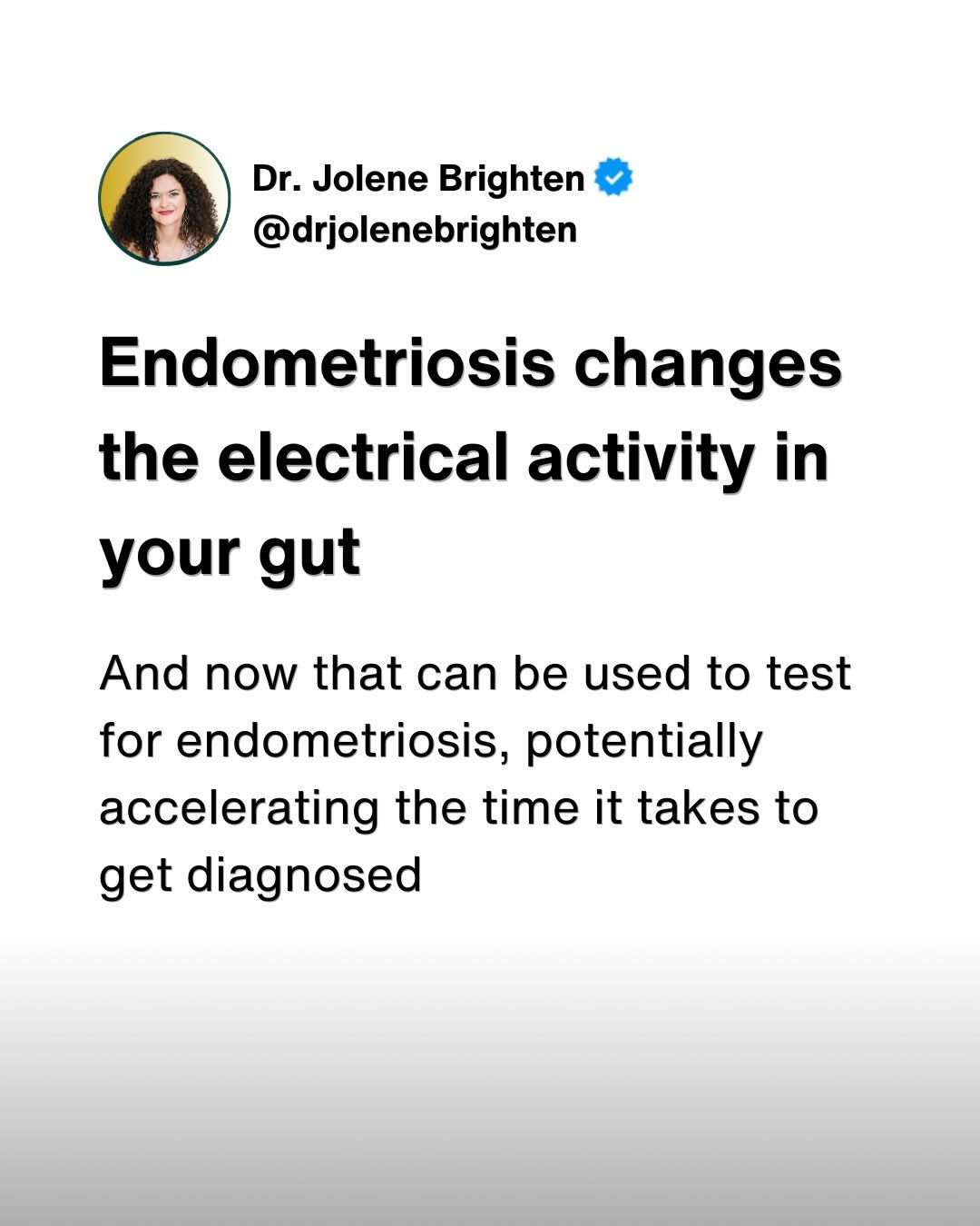 @Dr. Jolene Brighten