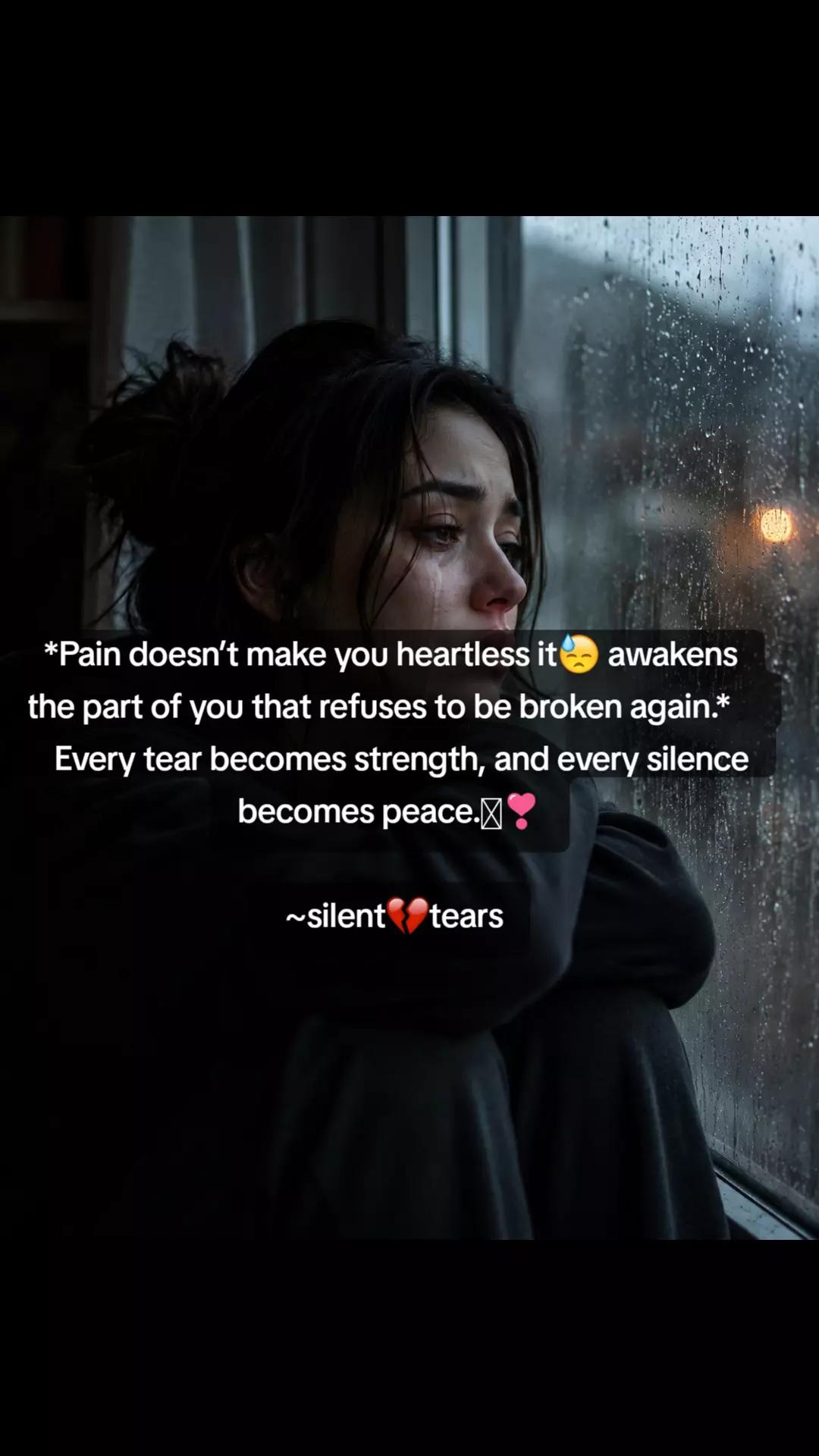 @😪Silent tears💔