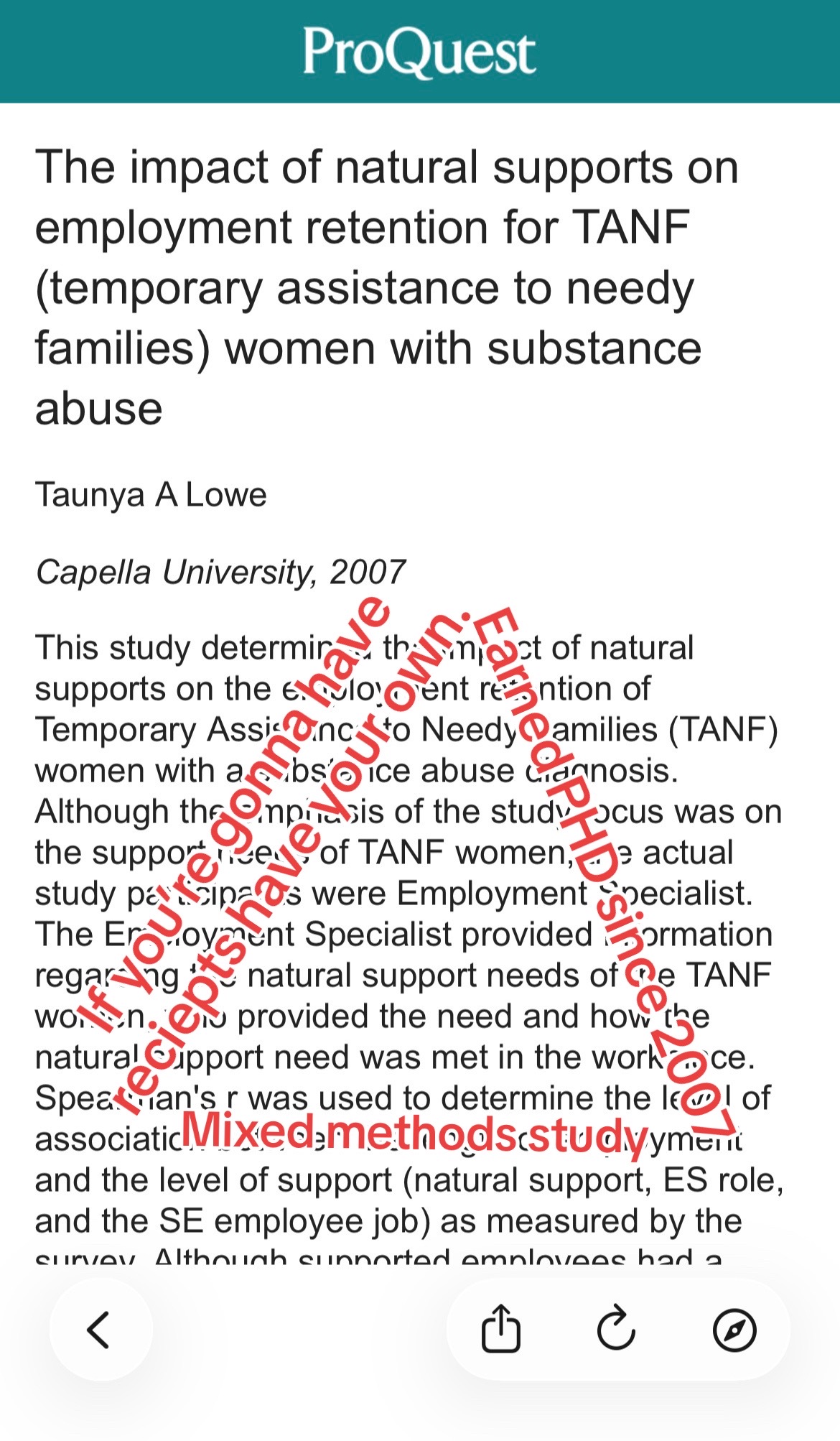 @Taunya A. Lowe