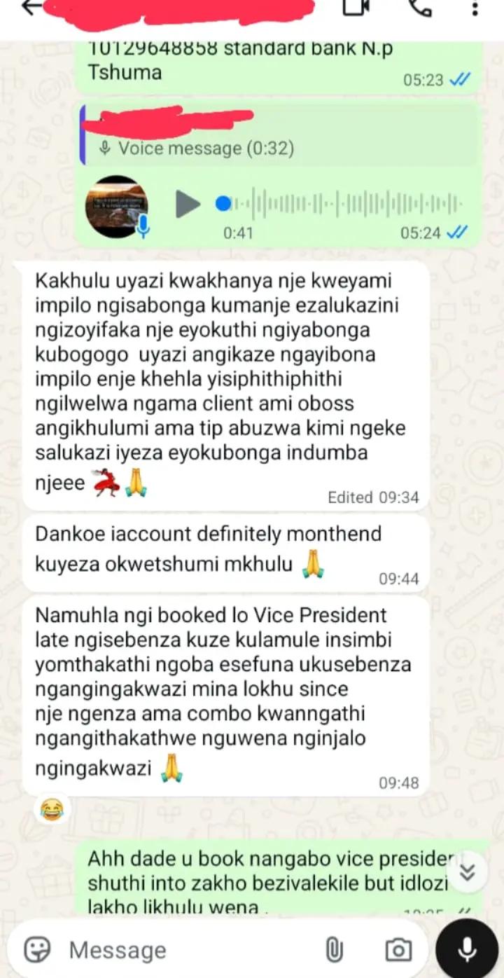 @Gogo mamoyo mazololo.