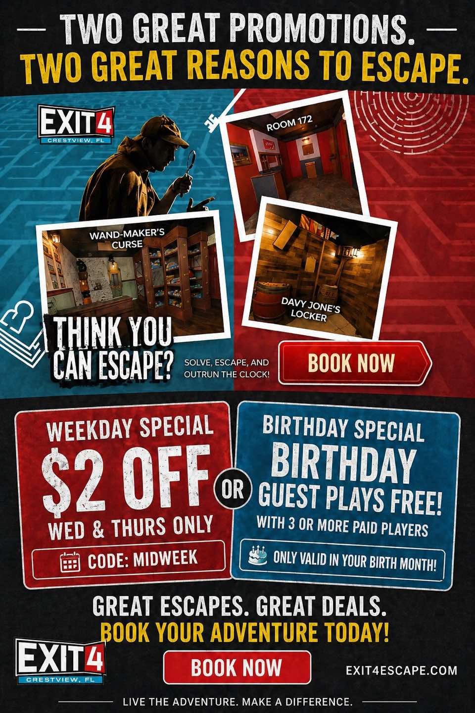 @Exit 4 Escape Rooms Crestview