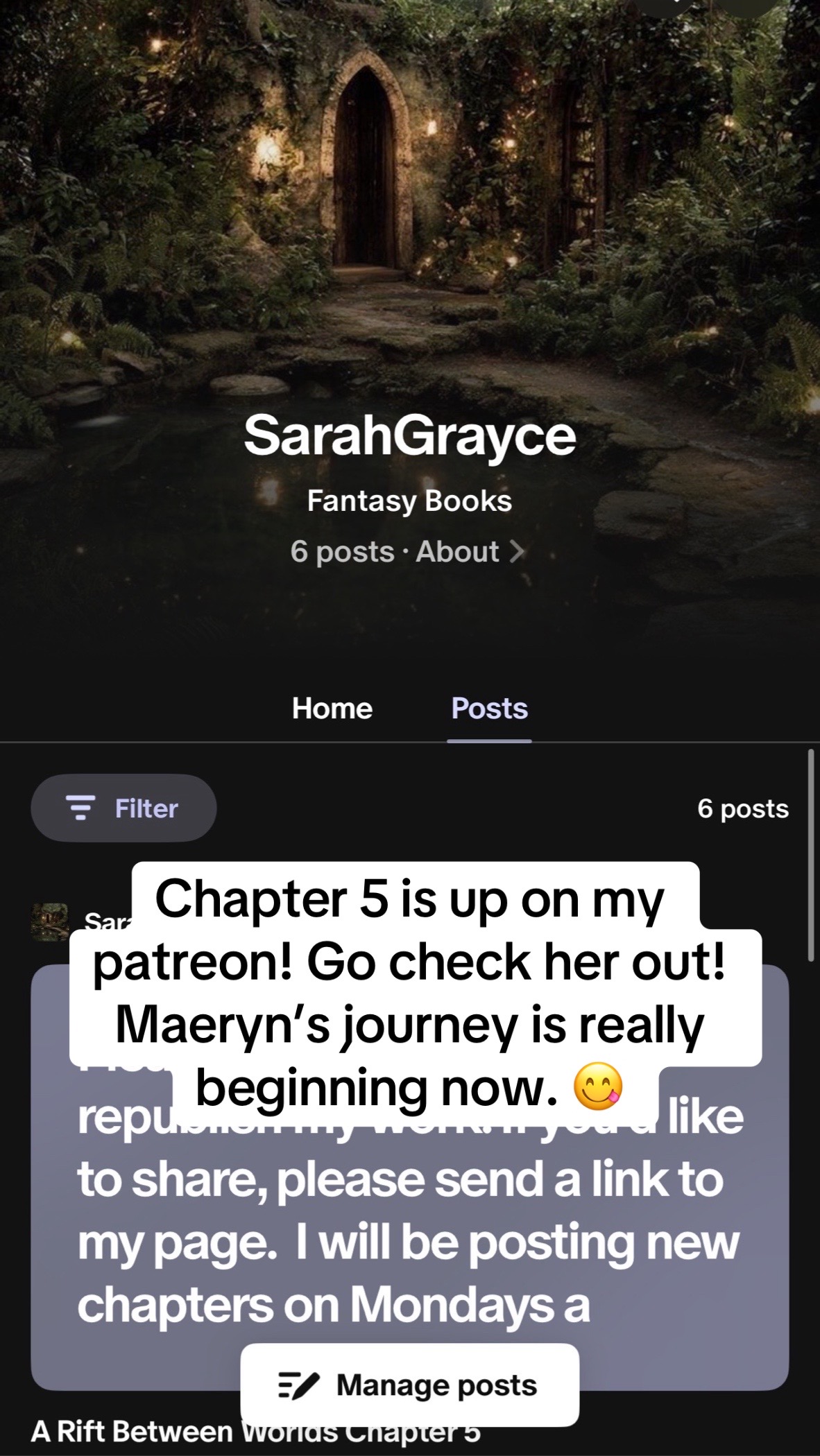 @📚 Sarah Grayce | Writer 📚