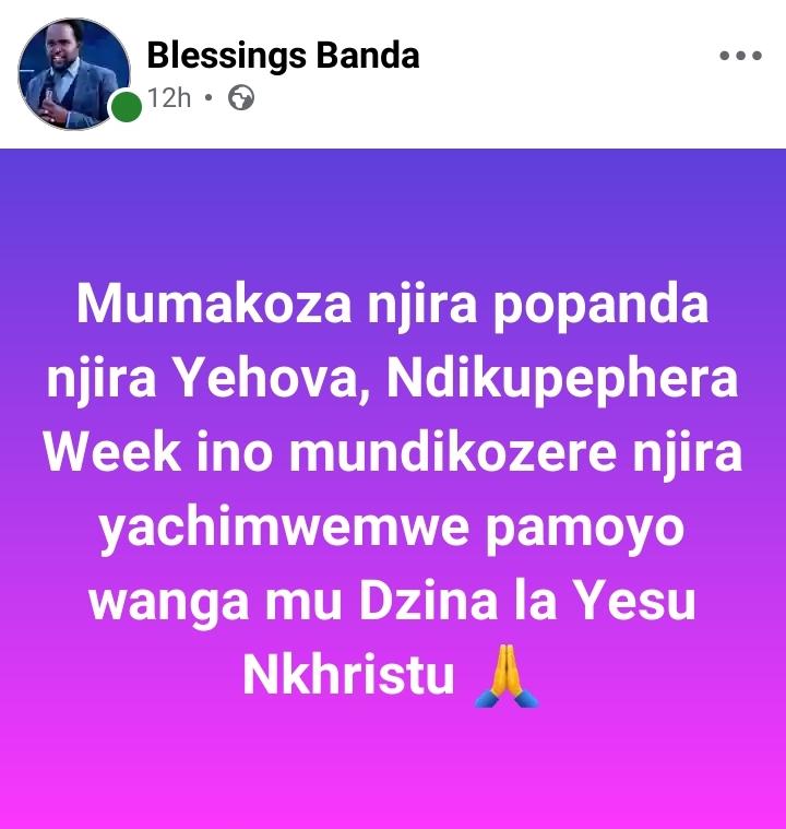 @Prophet Blessings Zuze Banda