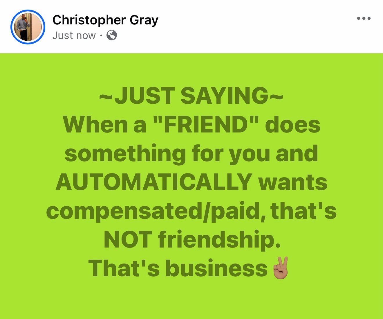 @Christopher Gray
