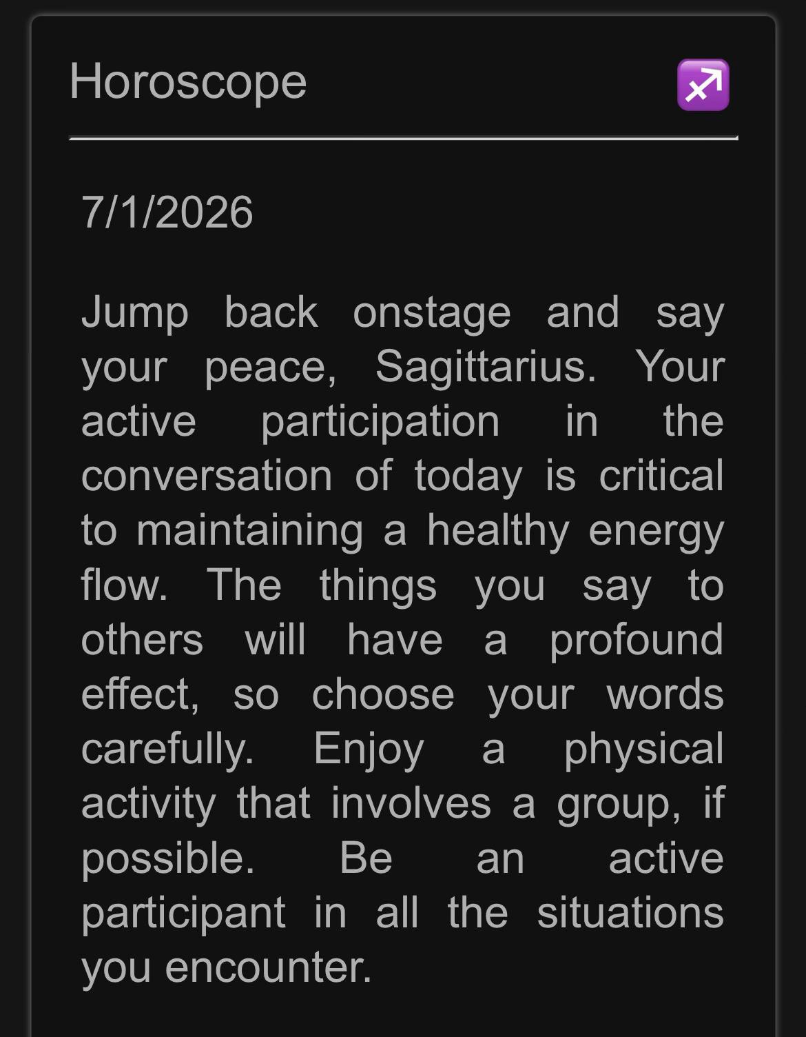 @Sagittarius