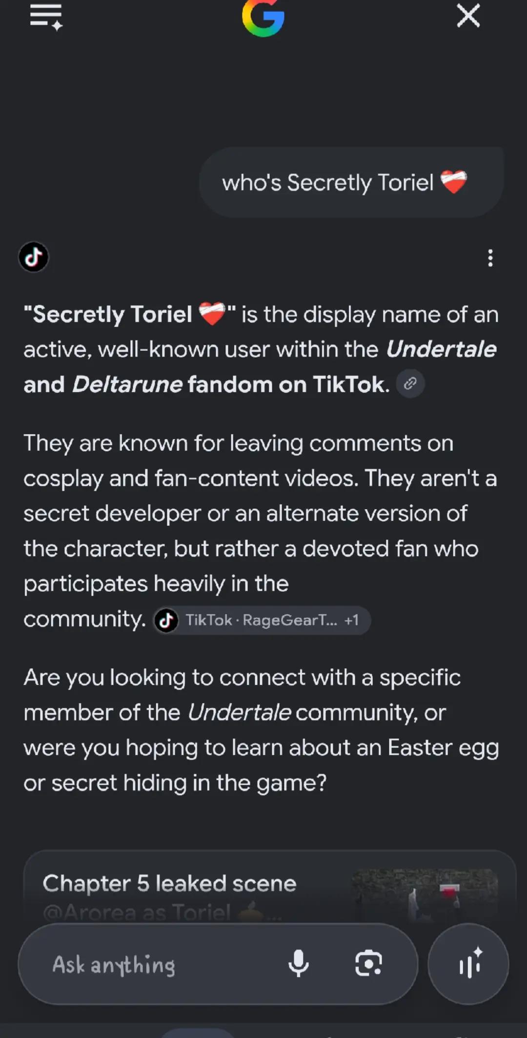 @Secretly Toriel ❤️🩹