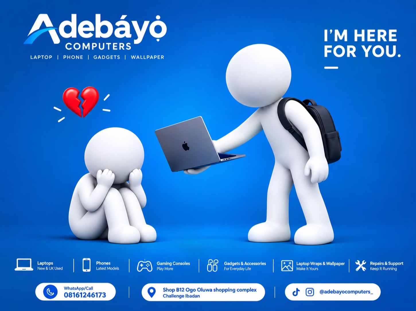 @Laptop store in Ibadan