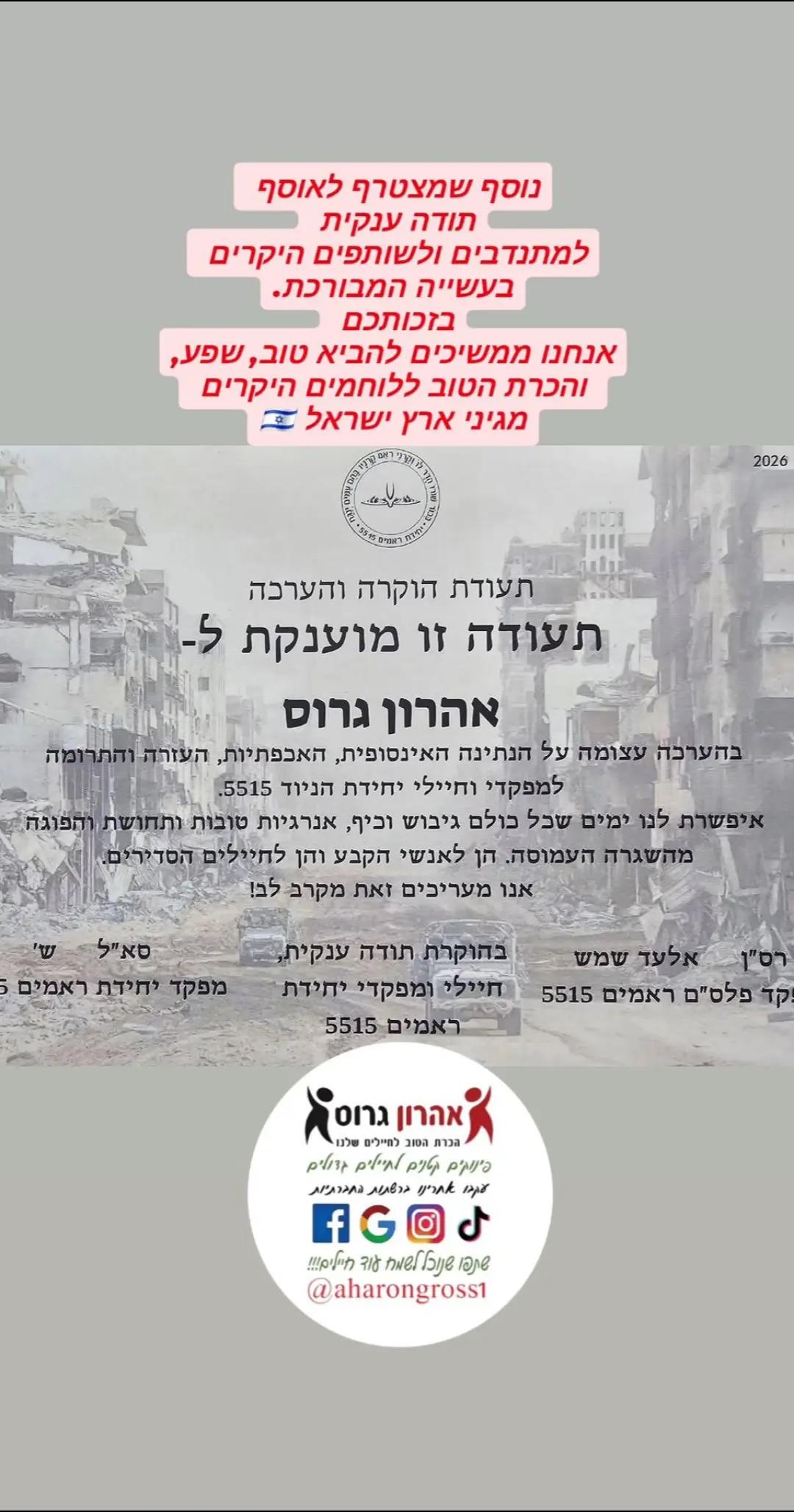 @טיקטוק_אהרון גרוס_חיילים