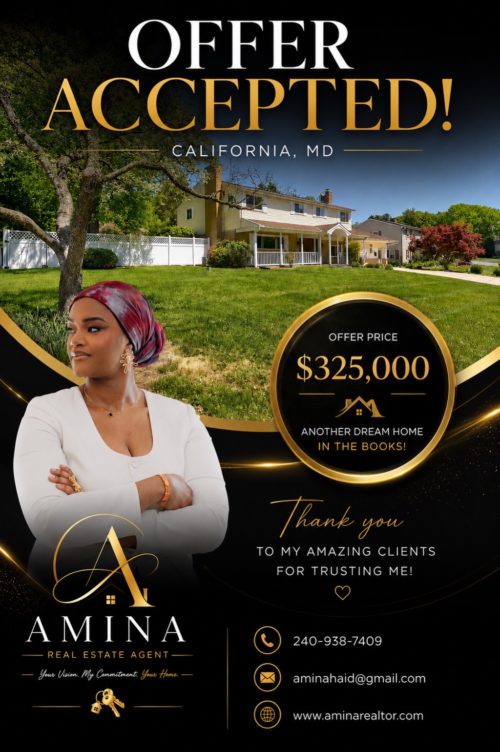 @Amina | DMV 🔝 Realtor®🏡🏡🏡
