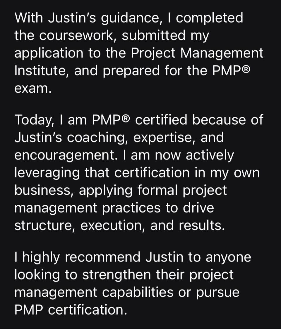 @J Chance MS, PMP