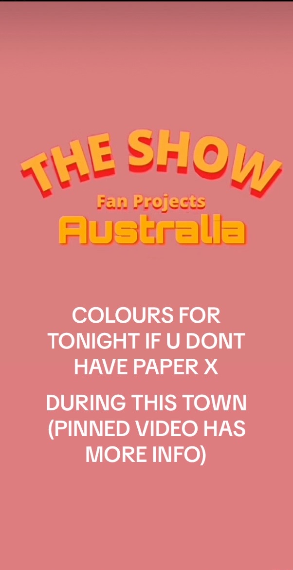 @The Show Live Tour Aus