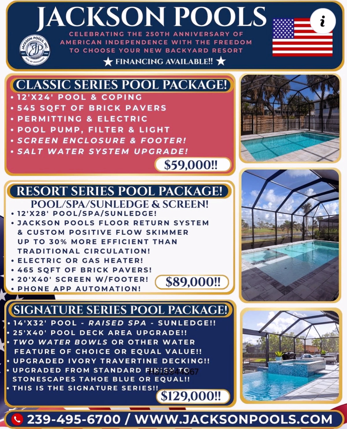 @Jackson Pools inc.
