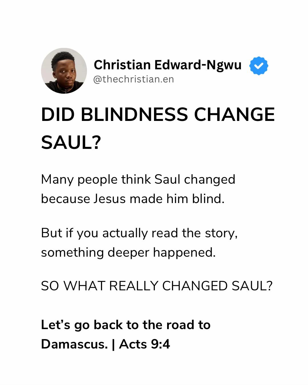 @Christian Edward-Ngwu