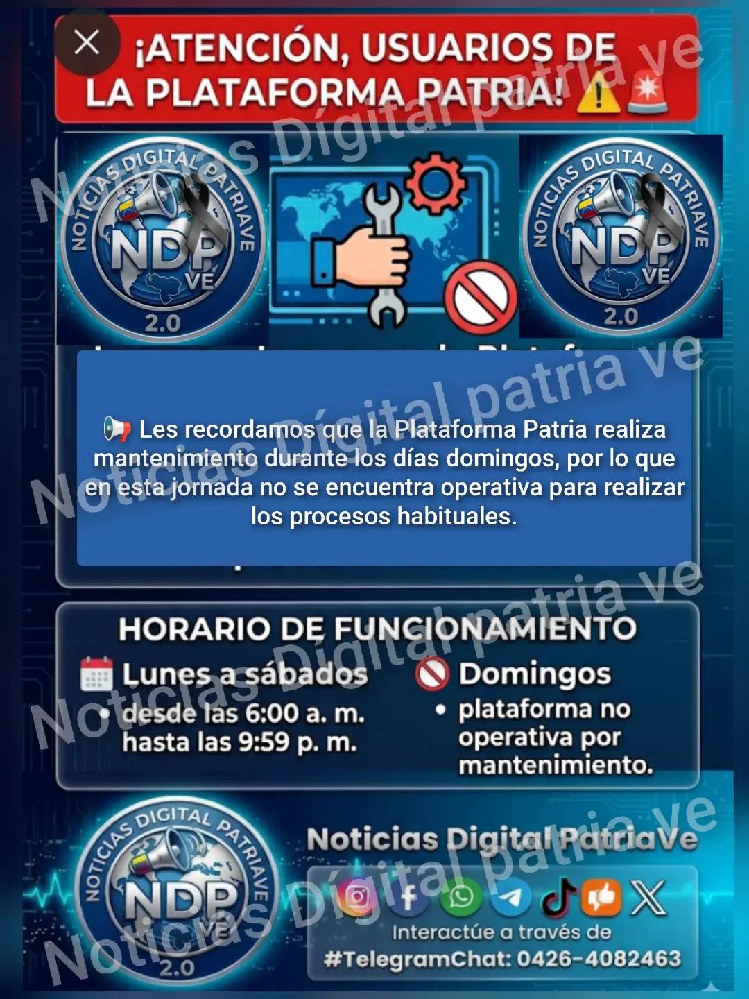@NoticiasDPatria_Ve