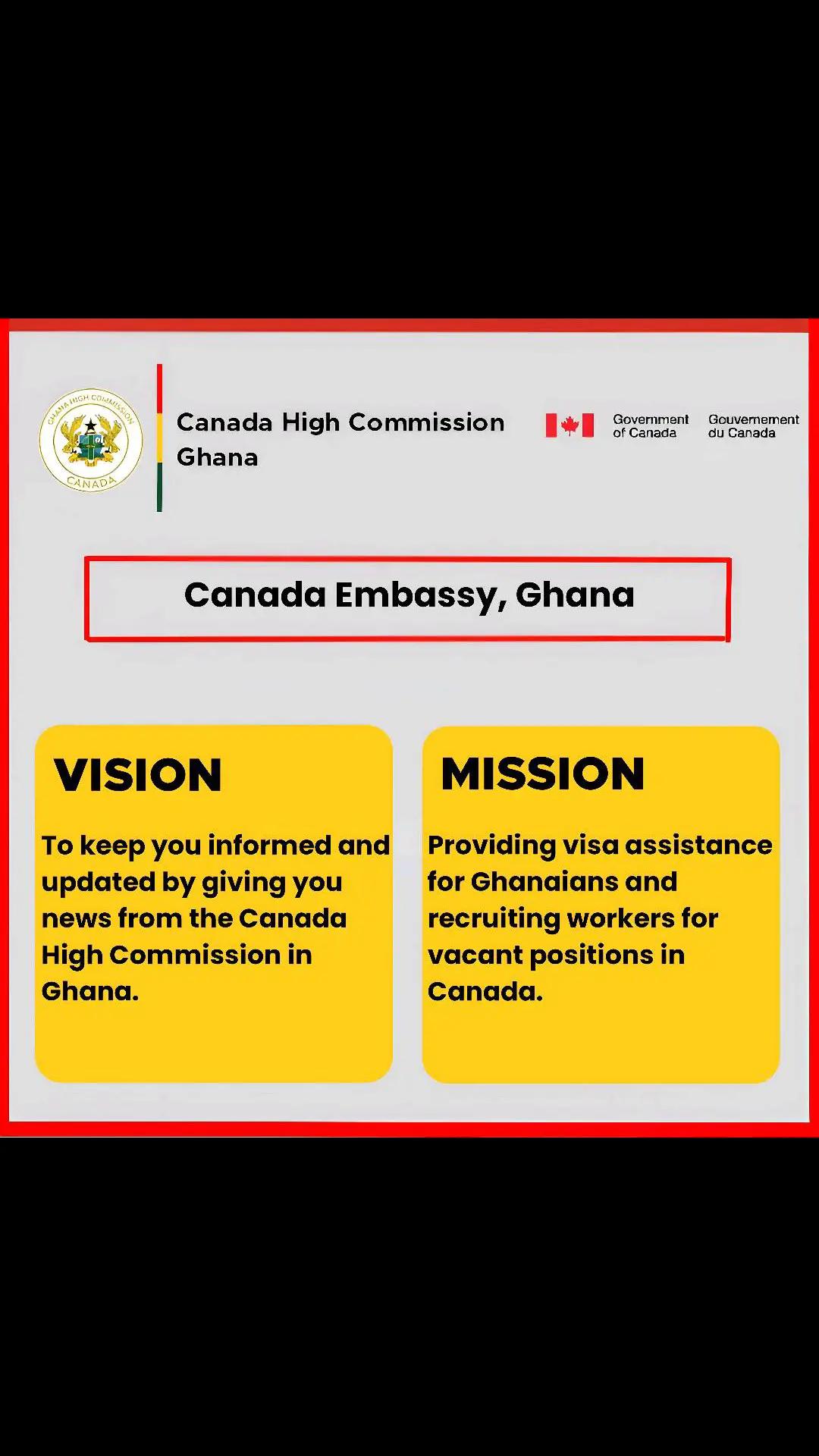 @Canada High Commission, Ghana